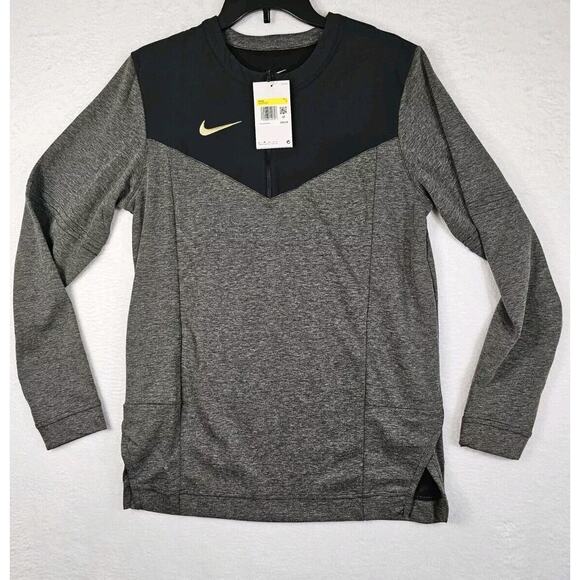 Nike Other - NIKE Dri-Fit 1/4‎ Zip Pullover Sweatshirt Stretch Football Top DJ5131-010 Men S